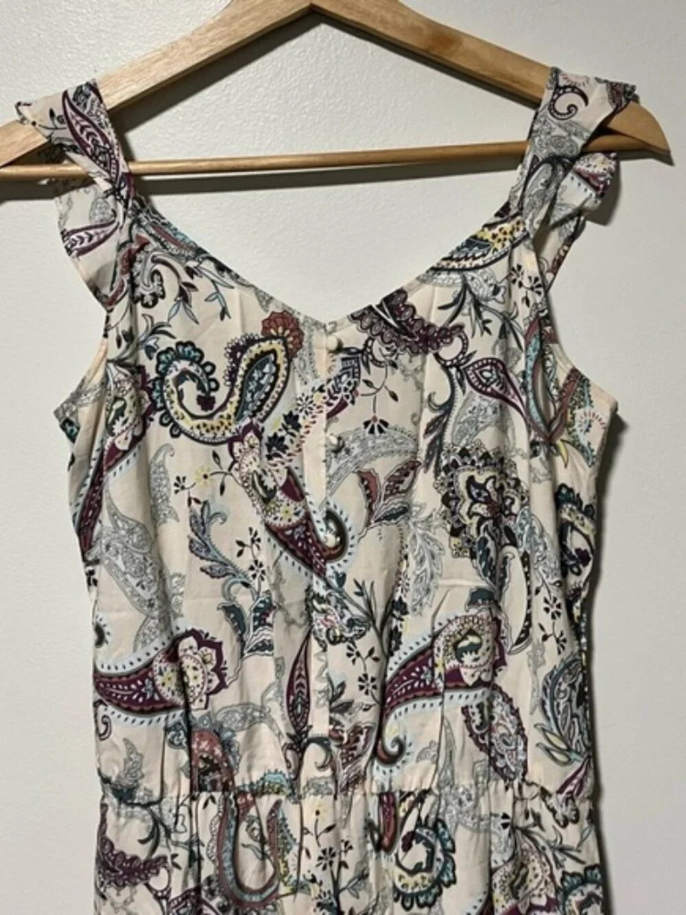 Reitmans Paisley Print Sleeveless Maxi Dress Size XS